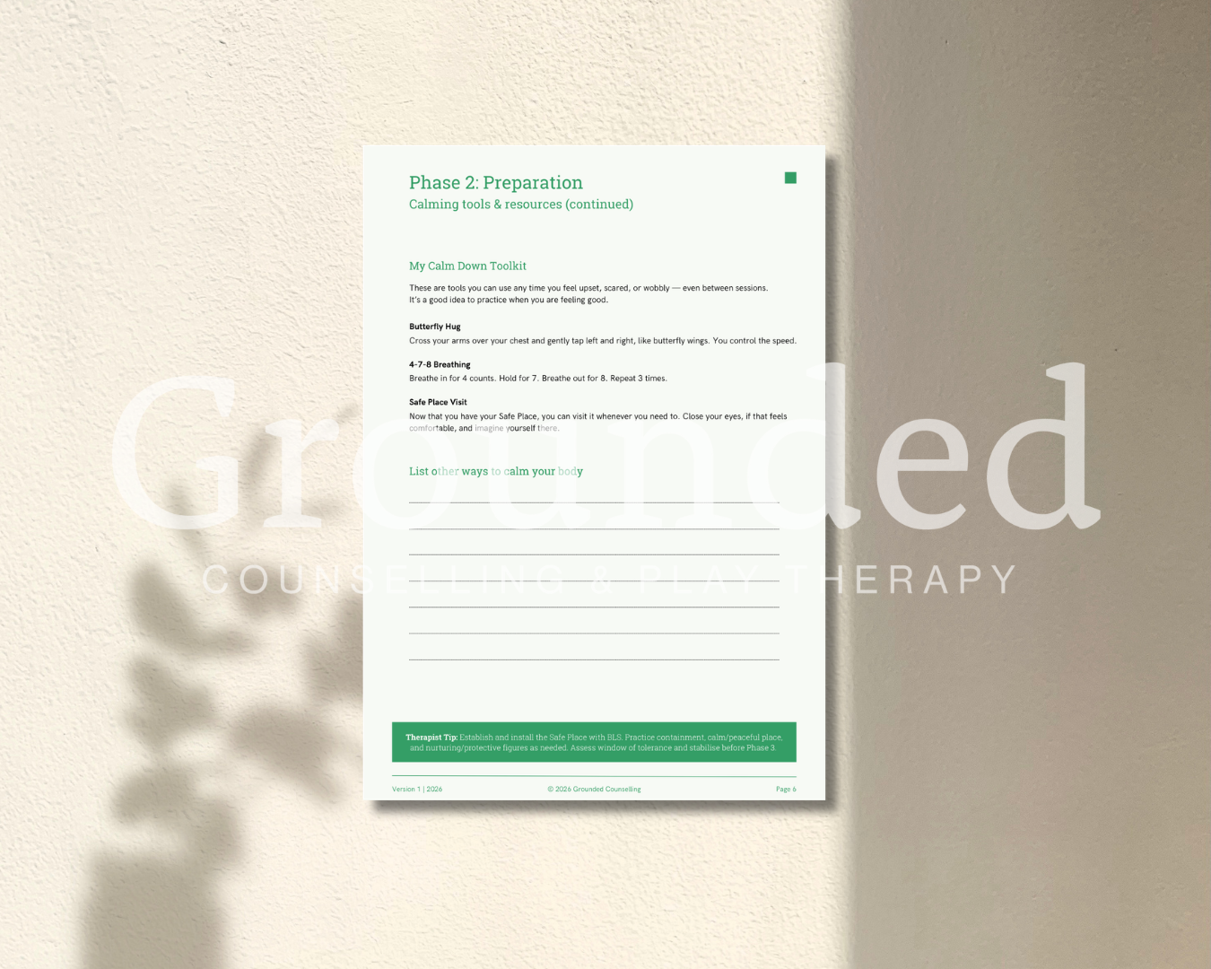 EMDR Workbook for Children (For Therapists)
